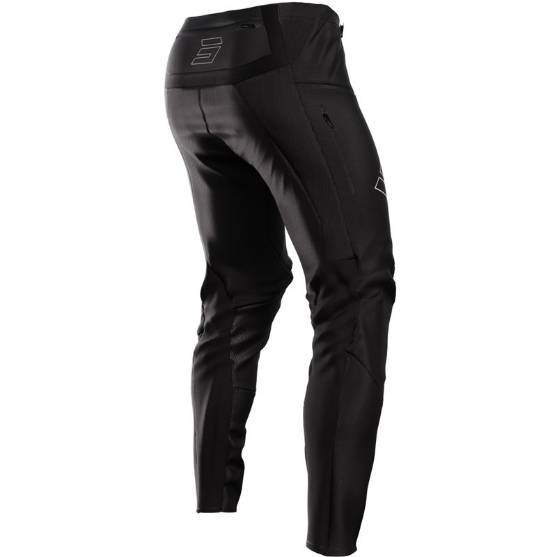 Motokroso kelnės Shot Contact Zip Black