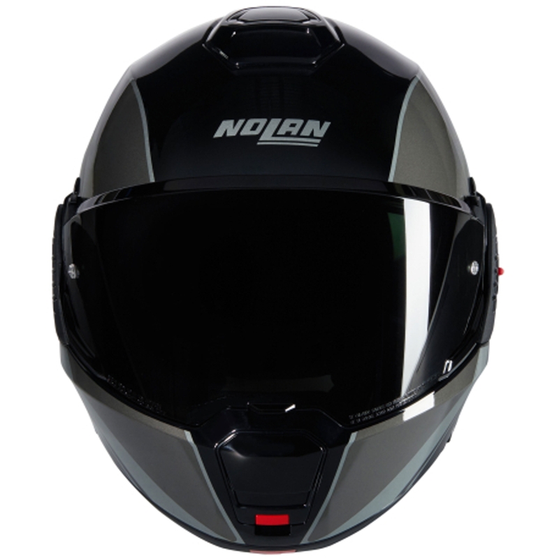 Nolan N120-1 Verniciatura Speciale N-COM 341 juodai pilkas sulankstomas motociklininko šalmas