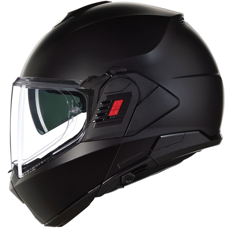 Nolan N100-6 Classico N-COM 302 motociklininko šalmas matinės juodos spalvos