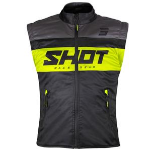 Motociklinė liemenė Shot Bodywarmer Lite black-fluo yellow