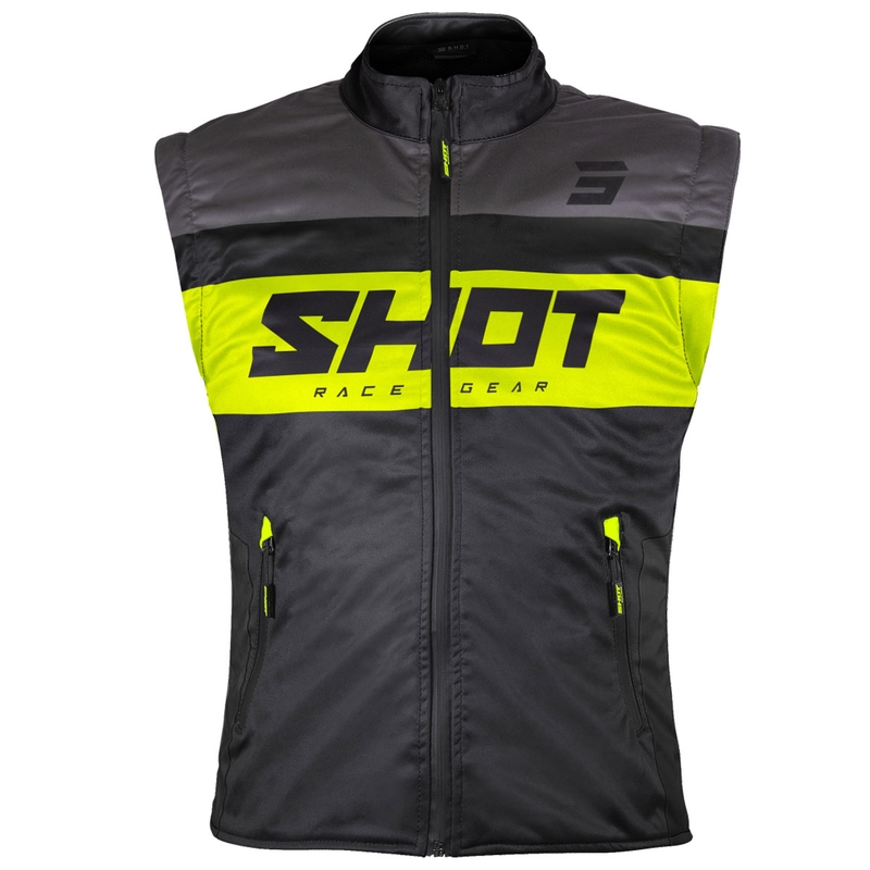 Motociklinė liemenė Shot Bodywarmer Lite black-fluo yellow