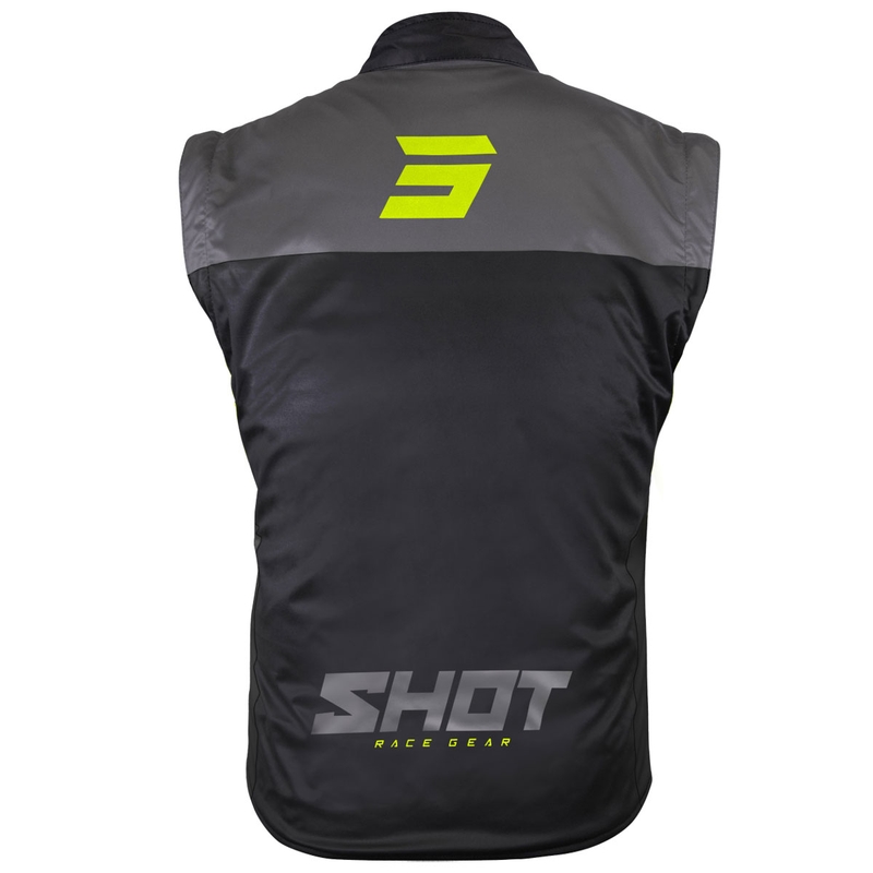 Motociklinė liemenė Shot Bodywarmer Lite black-fluo yellow