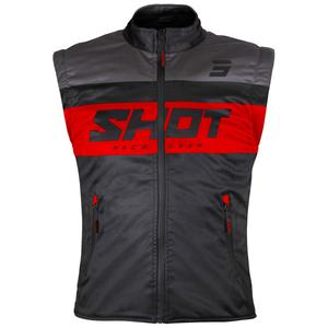Motociklinė liemenė Shot Bodywarmer Lite juoda-raudona