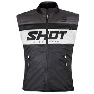 Motociklinė liemenė Shot Bodywarmer Lite juoda ir balta