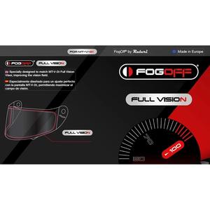 Plėvelė nuo rūko FOGOFF FOG010, skirta MT-V-28 plexi