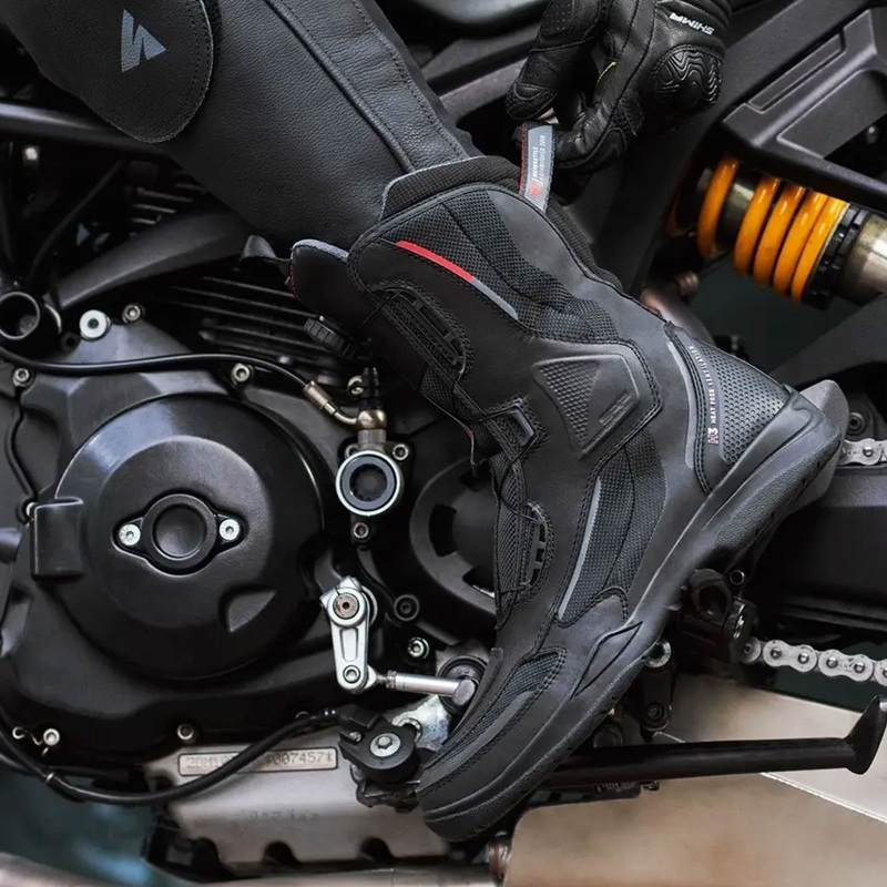 "Shima Strato" juodi motociklininko batai