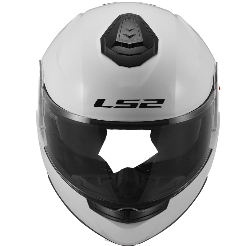 Atverčiamas šalmas LS2 FF908 Strobe II baltas blizgus