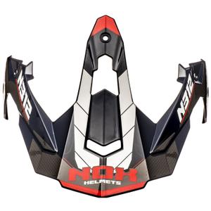 Motociklininko šalmo skydelis NOX N312 Vapor baltai-mėlynai-raudonas