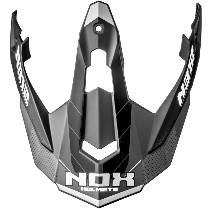 Motociklininko šalmo skydelis NOX N312 Vapor matinis juodai pilkas