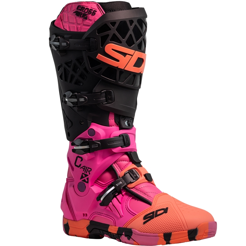 SiDi Crossair X Messy coral motociklininko batai