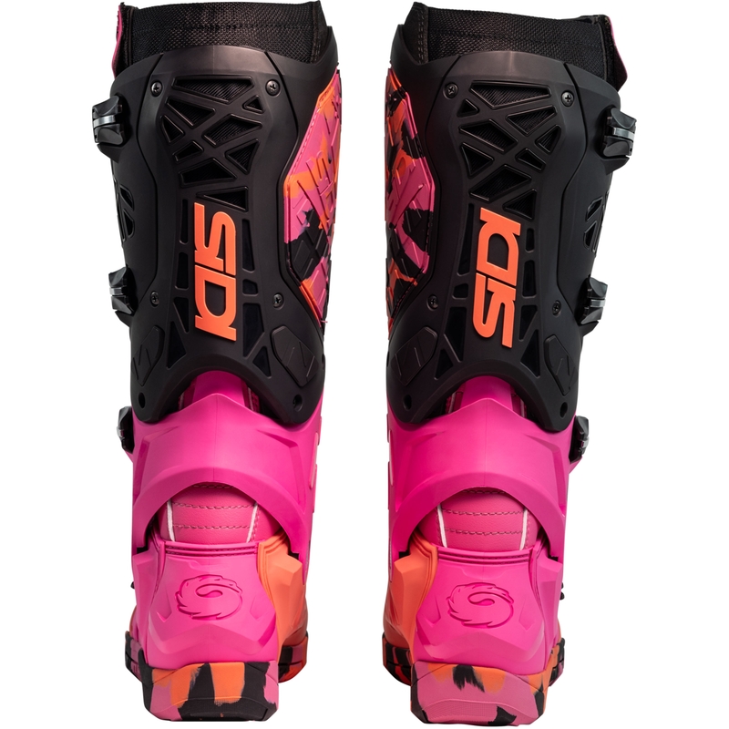 SiDi Crossair X Messy coral motociklininko batai