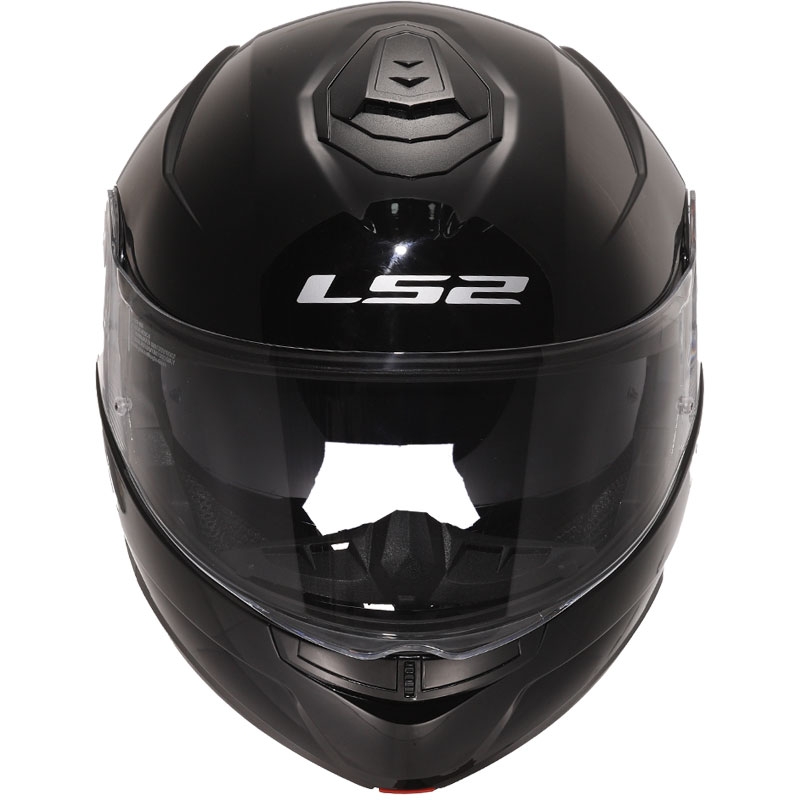 Atverčiamas šalmas LS2 FF908 Strobe II juodas blizgus