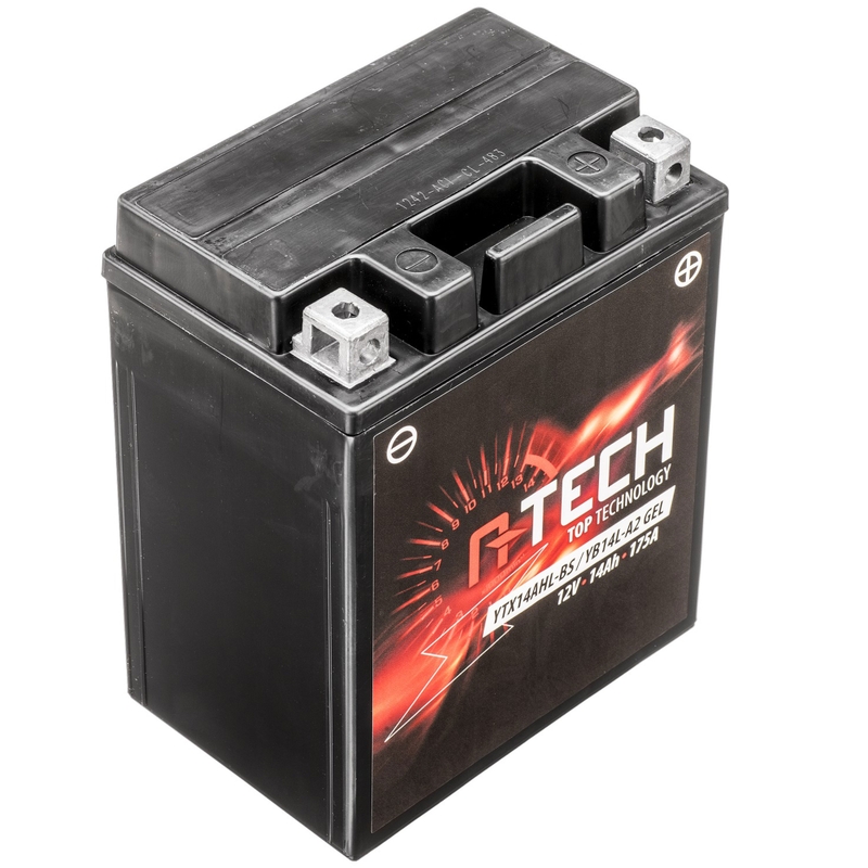 Gelinis akumuliatorius A-TECH 12V, YTX14AHL-BS/YB14L-A2, 14Ah, 175A, be priežiūros
