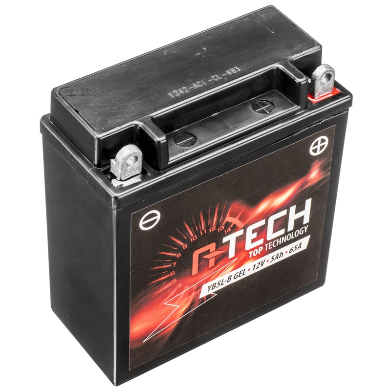 Gelinis akumuliatorius A-TECH 12V, YB5L-B, 5Ah, 65A, be priežiūros