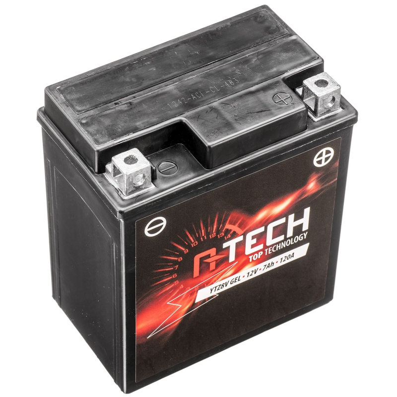Gelinis akumuliatorius A-TECH 12V, YTZ8V, 7Ah, 120A, be priežiūros