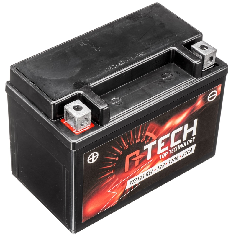 Gelinis akumuliatorius A-TECH 12V, YTZ12S, YTZ12S-BS, 12V, 11Ah, 210A, be priežiūros