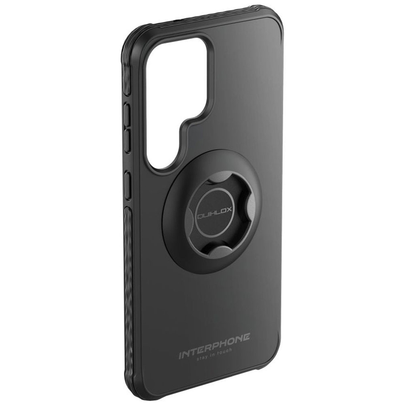 Apsauginis dangtelis Interphone QUIKLOX Tetraforce, skirtas Samsung Galaxy S25 Ultra juodas
