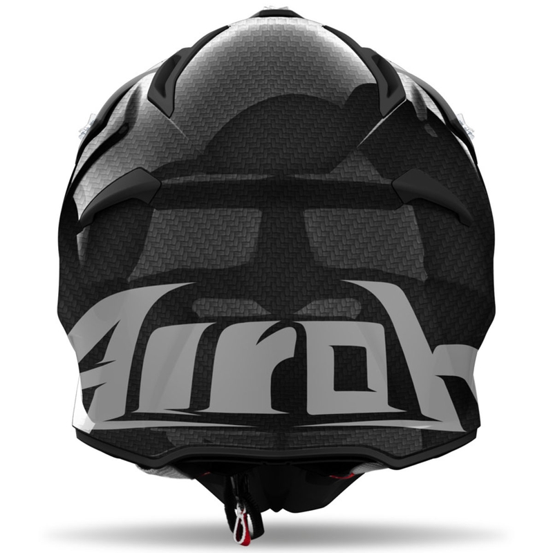 Motokroso šalmas Airoh Aviator ACE 2 Carbon juodas blizgus