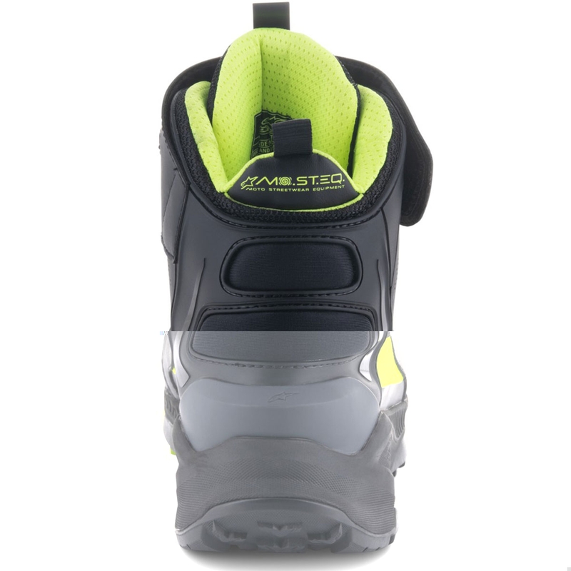 "Alpinestars Speedstreet" juodi kalkių mėlyni motociklų batai