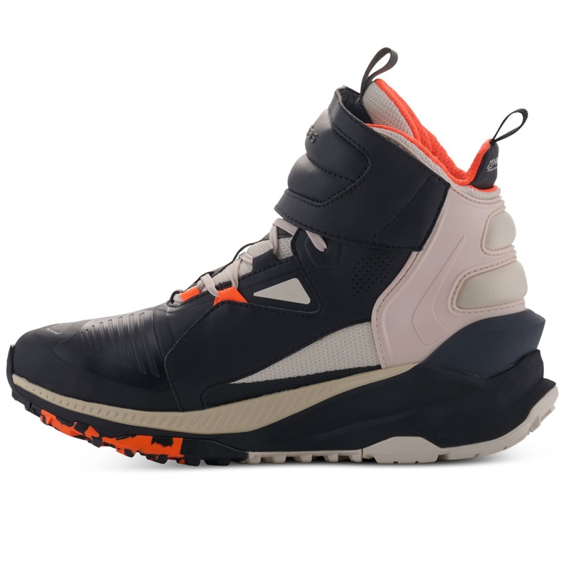 "Alpinestars Speedstreet" juodi-mandeliniai-oranžiniai motociklininko batai