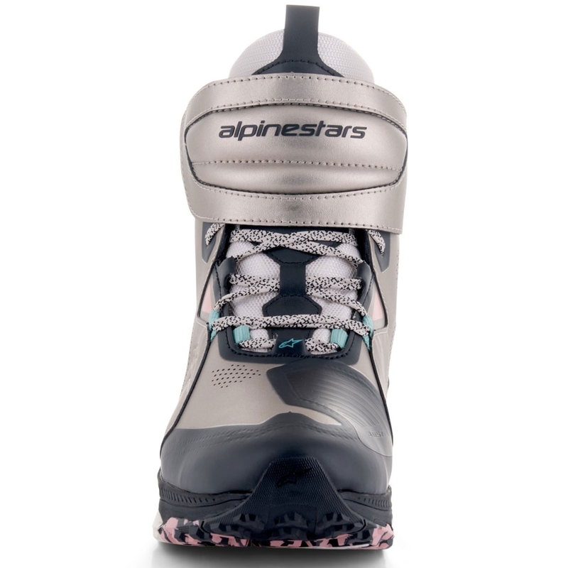 "Alpinestars Speedstreet" smėlio-koralinės-juodos-mėlynos spalvos motociklininko batai