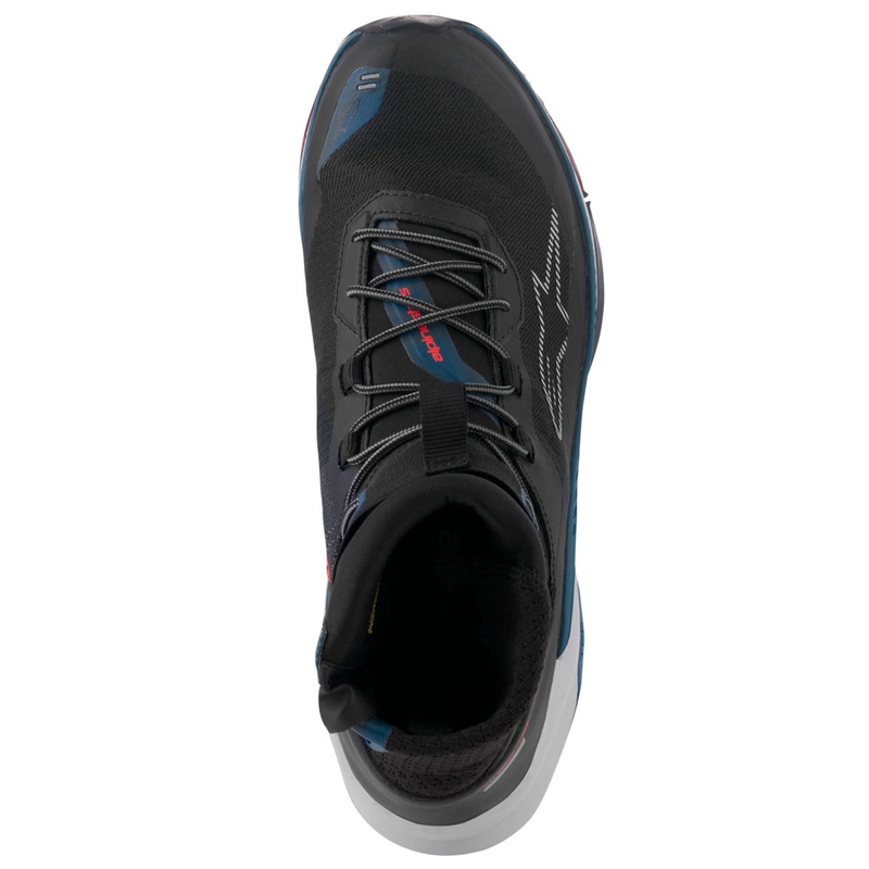 "Alpinestars Speedforce XR" juodai-mėlynai-žaliai-pilki motociklininko batai