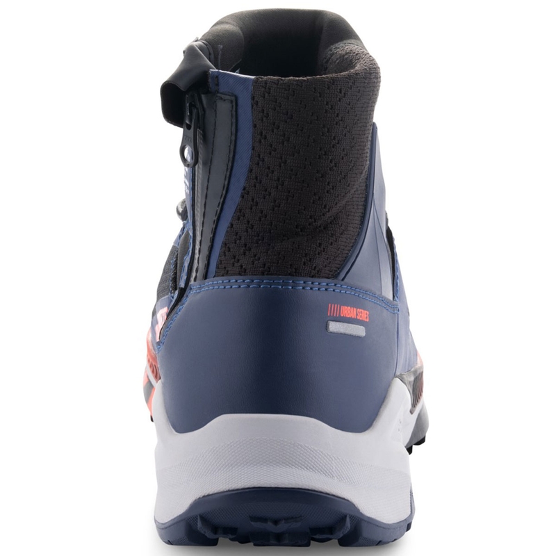 "Alpinestars Speedforce XR" mėlyna-juoda-fluo raudona-pilka motociklininko batai