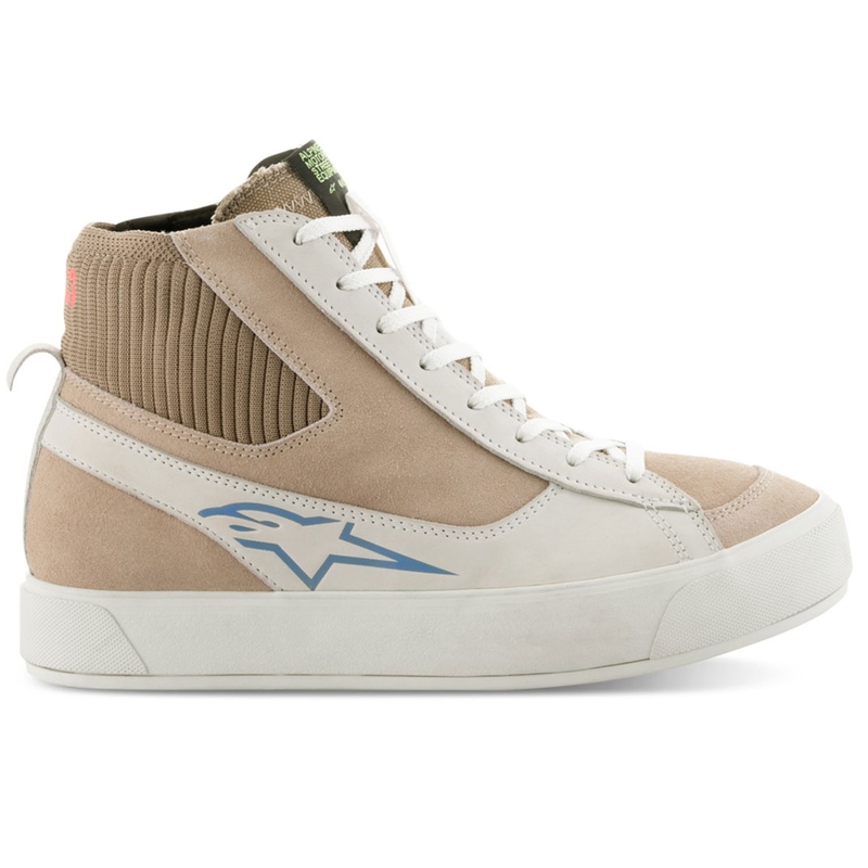 "Alpinestars Stella Stated Podium" moteriški motociklininko batai baltos ir šviesiai pilkos spalvos