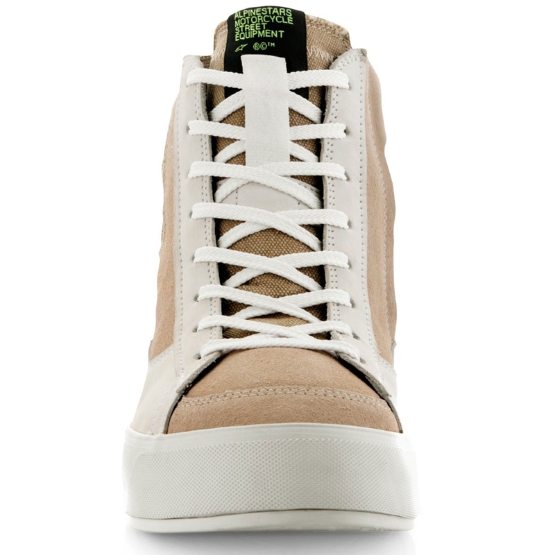 "Alpinestars Stella Stated Podium" moteriški motociklininko batai baltos ir šviesiai pilkos spalvos
