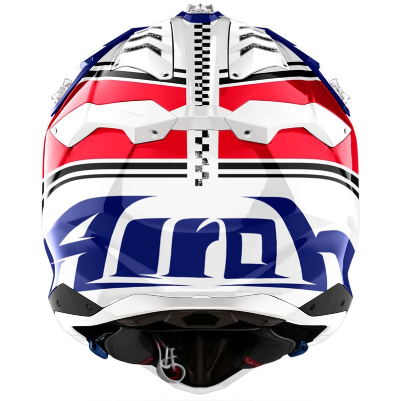Motokroso šalmas Airoh Aviator 3 Hima raudonas blizgus