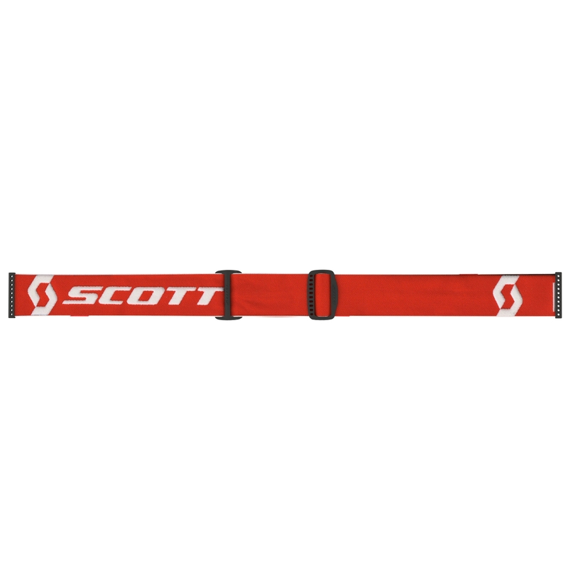 Motokroso akiniai SCOTT Primal Clear raudoni ir skaidrūs