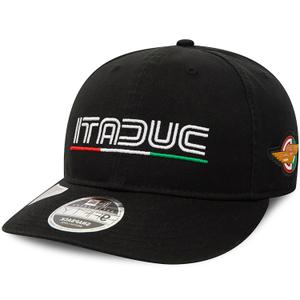 "Ducati Meccanica" kepurė su senoviniu logotipu juoda