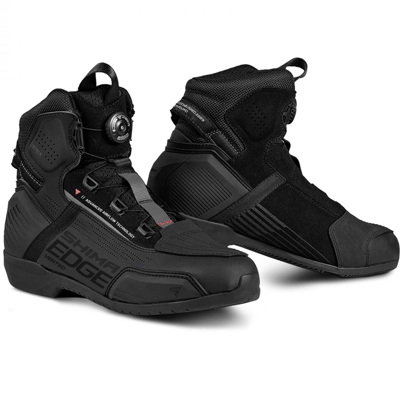 "Shima Edge Vent" juodi motociklininko batai