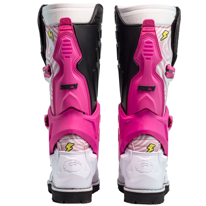 SiDi Crossair HD End BB001 rožinės ir baltos spalvos motociklininko batai