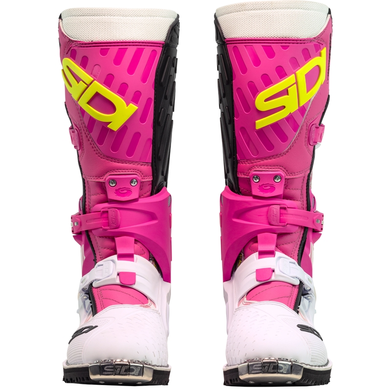 SiDi Crossair HD End BB001 rožinės ir baltos spalvos motociklininko batai