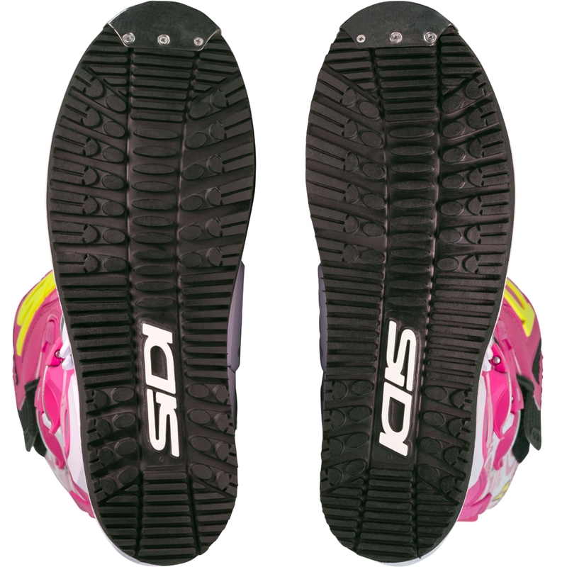 SiDi Crossair HD End BB001 rožinės ir baltos spalvos motociklininko batai