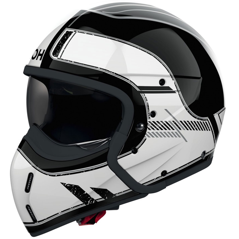 Modulinis motociklininko šalmas Airoh J110 Raster Gloss White