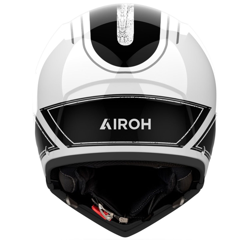 Modulinis motociklininko šalmas Airoh J110 Raster Gloss White