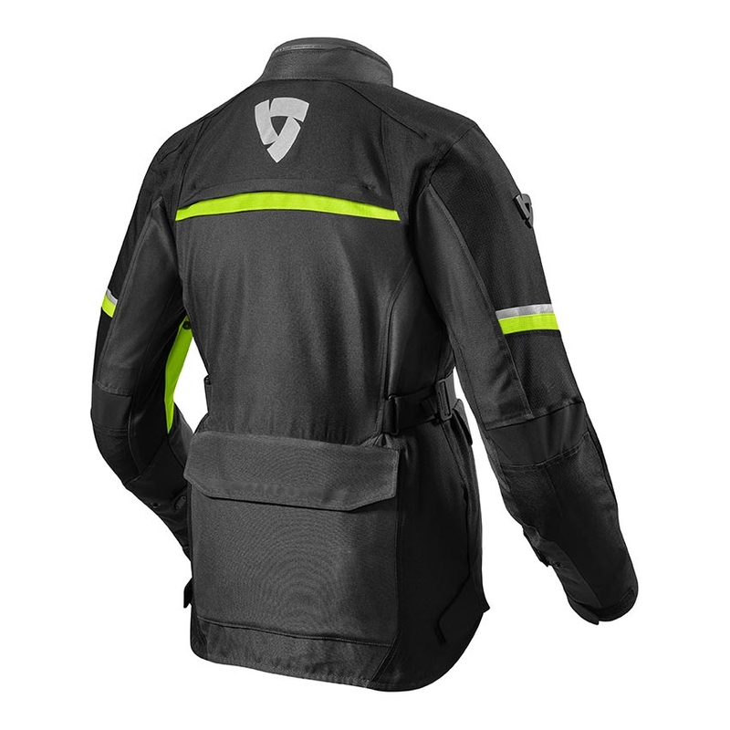 Moteriška Revit Outback 3 Black-Fluo Yellow motociklininko striukė išpardavimas