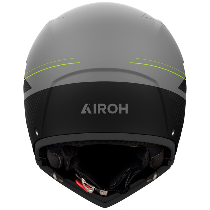 Modulinis motociklininko šalmas "Airoh J110 Slim Matte Yellow