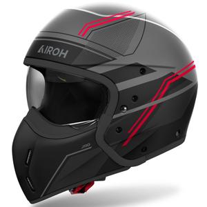 Modulinis motociklininko šalmas "Airoh J110 Slim Matte Red