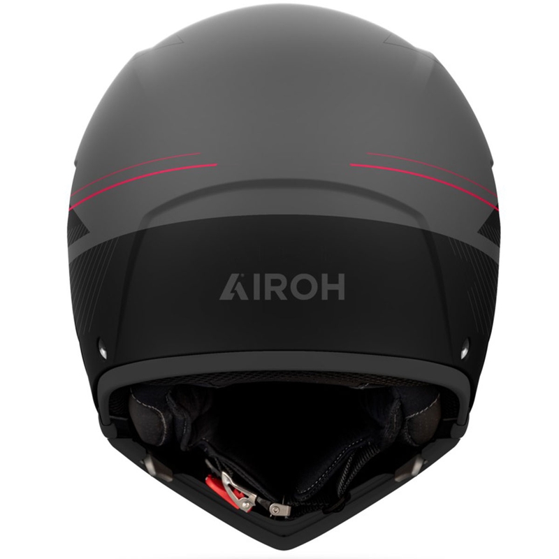 Modulinis motociklininko šalmas "Airoh J110 Slim Matte Red