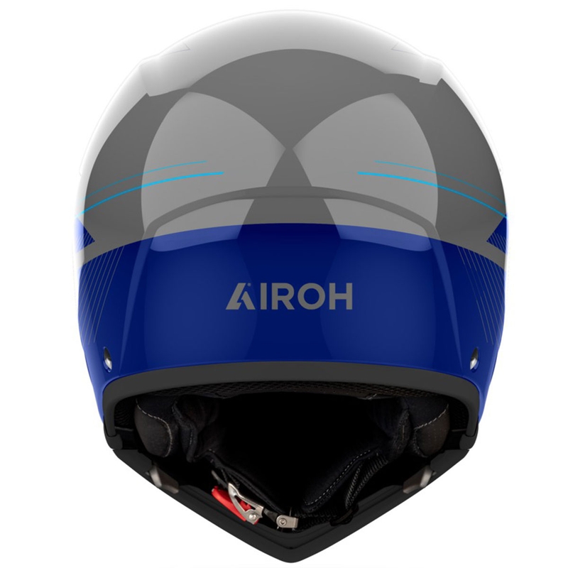 Modulinis motociklininko šalmas "Airoh J110 Slim Glossy Blue