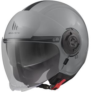 Atviras motociklininko šalmas MT Viale SV S Solid Grey Gloss