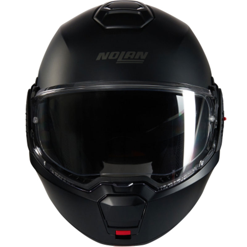 Nolan N120-1 Classico N-COM 302 matinės juodos spalvos atlenkiamas motociklininko šalmas