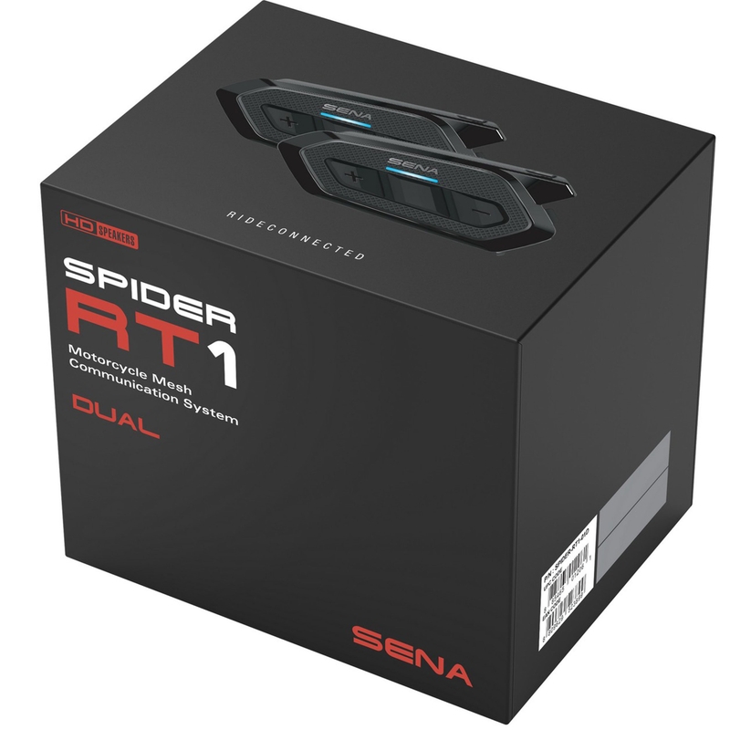 Interkomo tinklinės laisvų rankų įrangos ausinės "Sena Spider RT1", 2 vienetų rinkinys