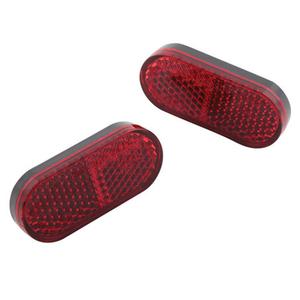 Universalus atšvaitas "Highsider Smart" su lipnia plėvele 50x22 mm raudonas