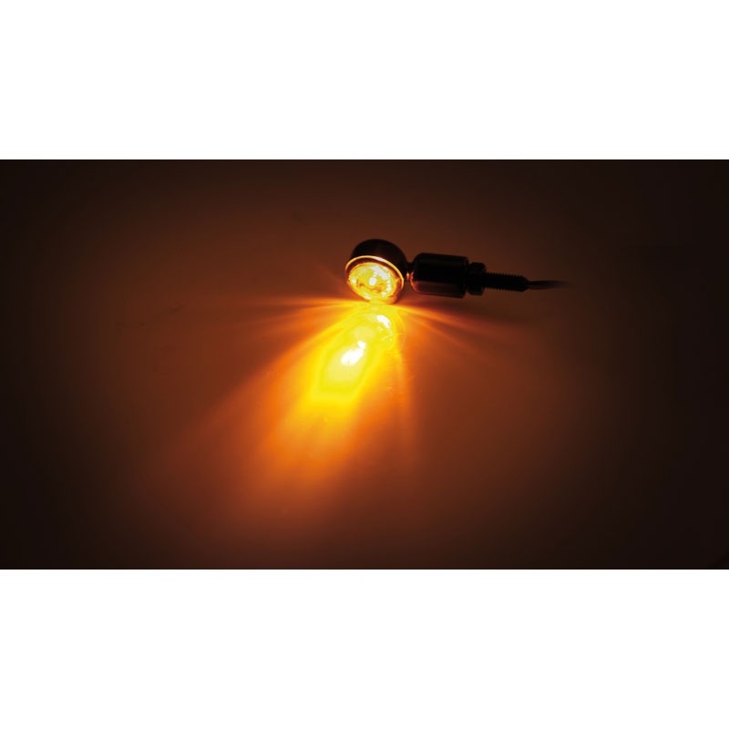"Highsider Smart HI-Power LED" juodi motociklų mirksintys žibintai
