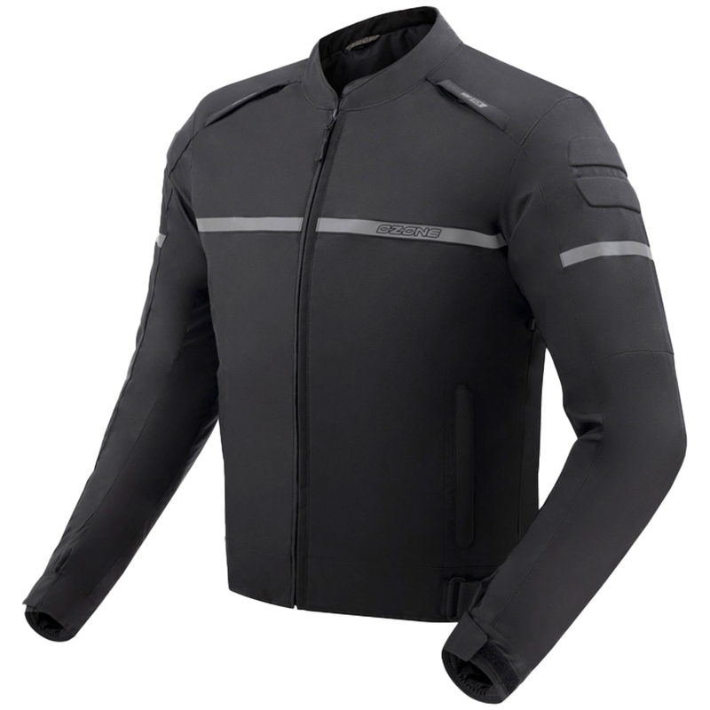 „Ozone Rider“ motociklo striukė, juoda