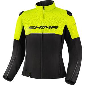 Moteriška motociklininko striukė Shima Drift black-fluo yellow